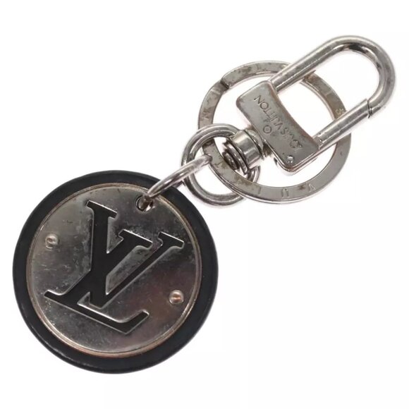 LOUIS VUITTON Charm metal Silver LV Auth - Picture 2 of 10